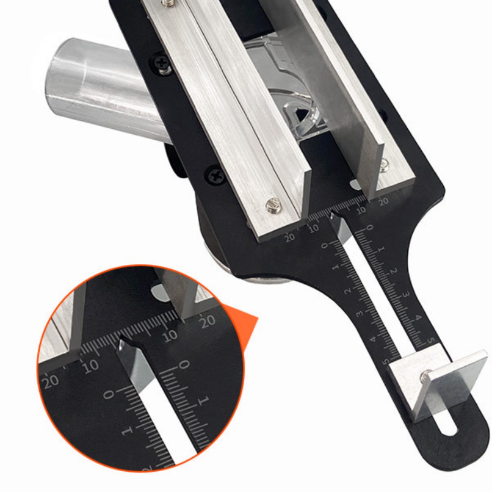 Woodworking Jig - Dust Collection Router Jig Transparent Body