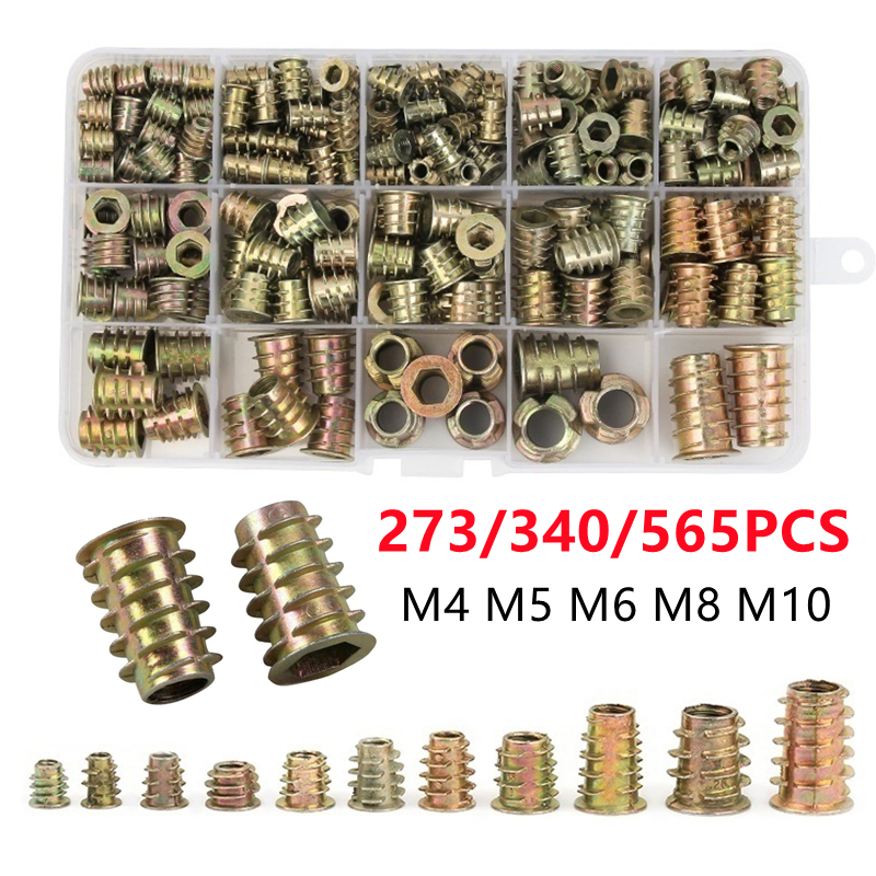 Cabinet Scraper Set - 565/340/230/50pcs Threaded Insert Nut E-nut M4