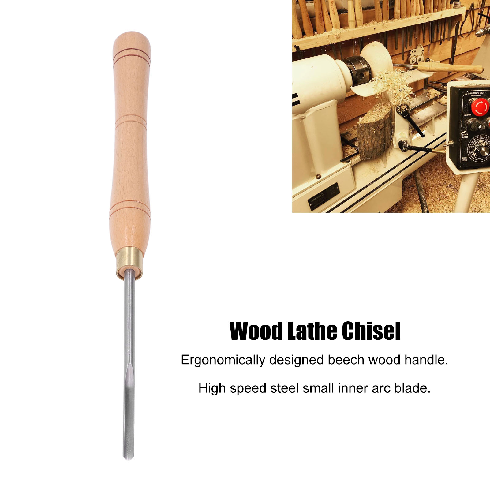 Woodworking Company - Chisel Turning Tool Wood Lathe Chisel