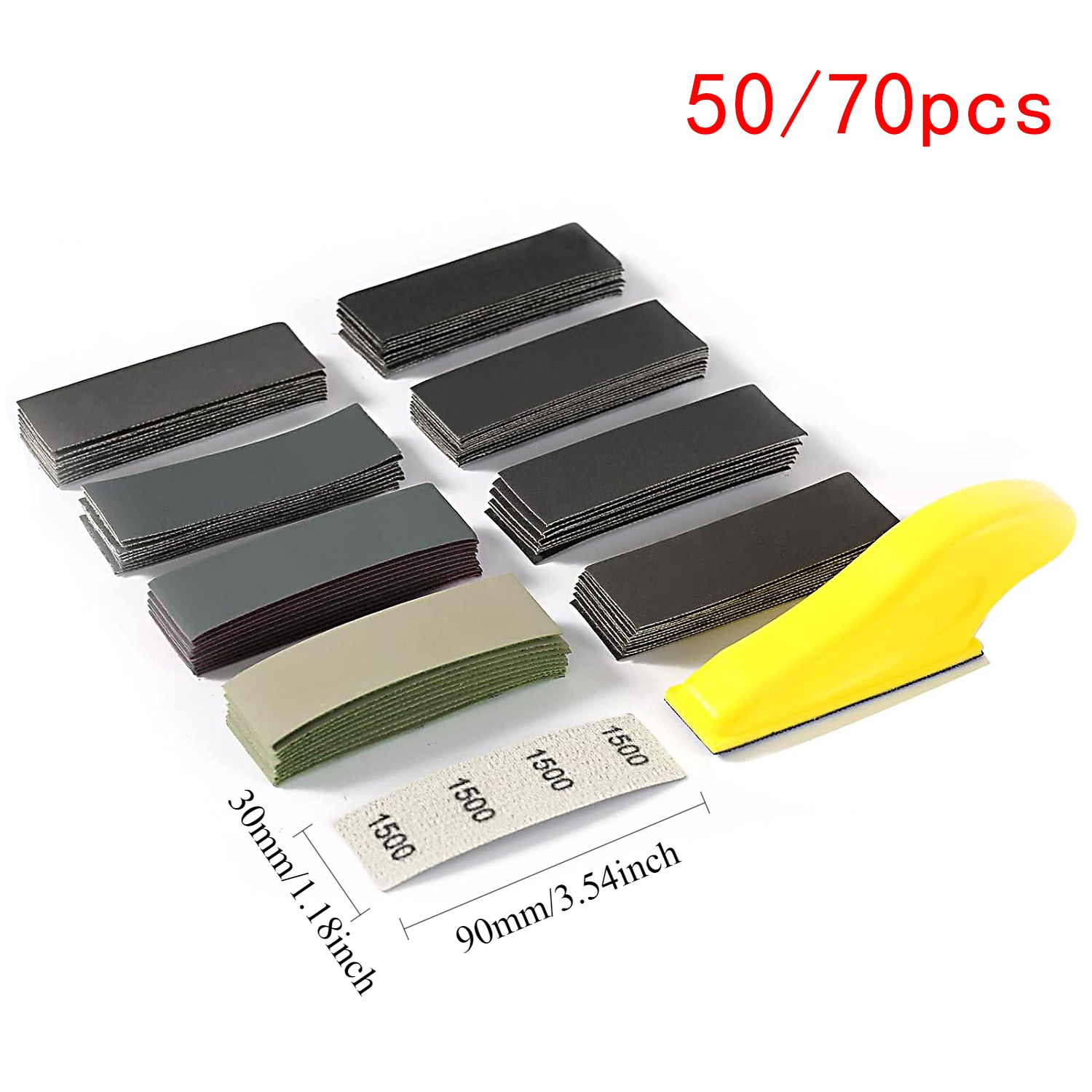 Woodworking Tools - 71/51PCS Micro Detail Sander Paper Kit