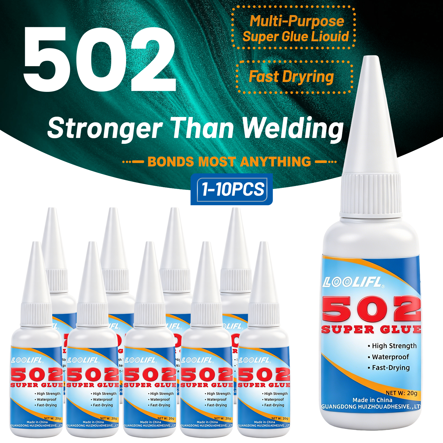 Woodworking Tools - LOOLIFL502 Super Glue extra strong Universal