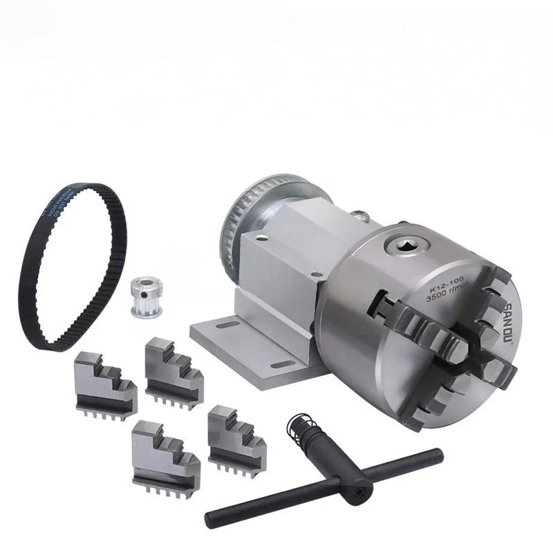 Woodworking Lathe Machine - Micro Lathe Chuck Spindle Assembly 80mm