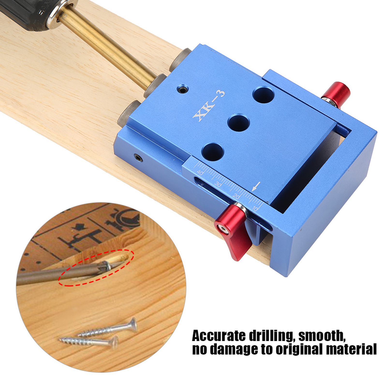 Woodworking Drills - Hole Drilling Kit Woodworking Oblique Drill