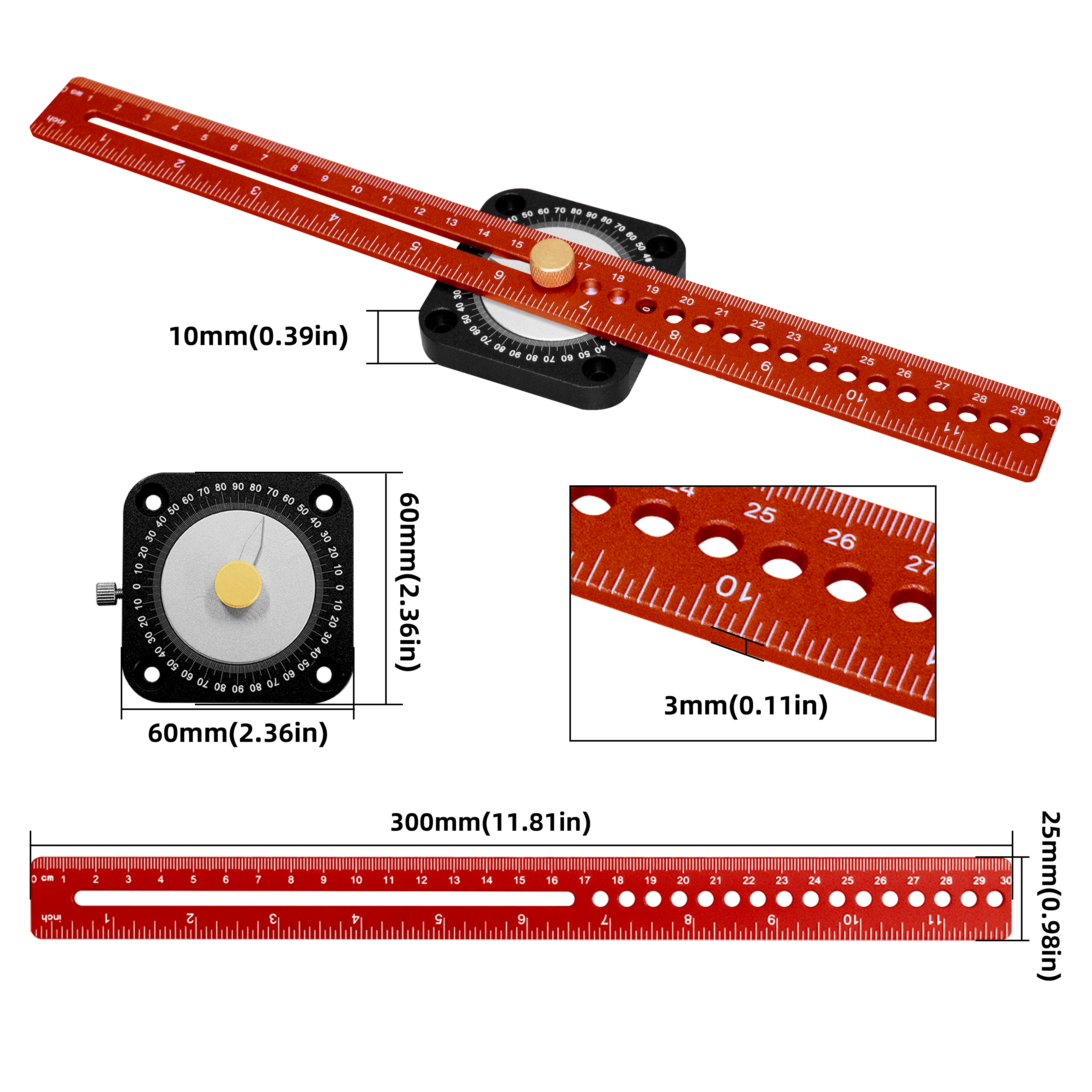 New Woodworking Scriber 360° P – Marking Gauge Tool Bewertung und Preis