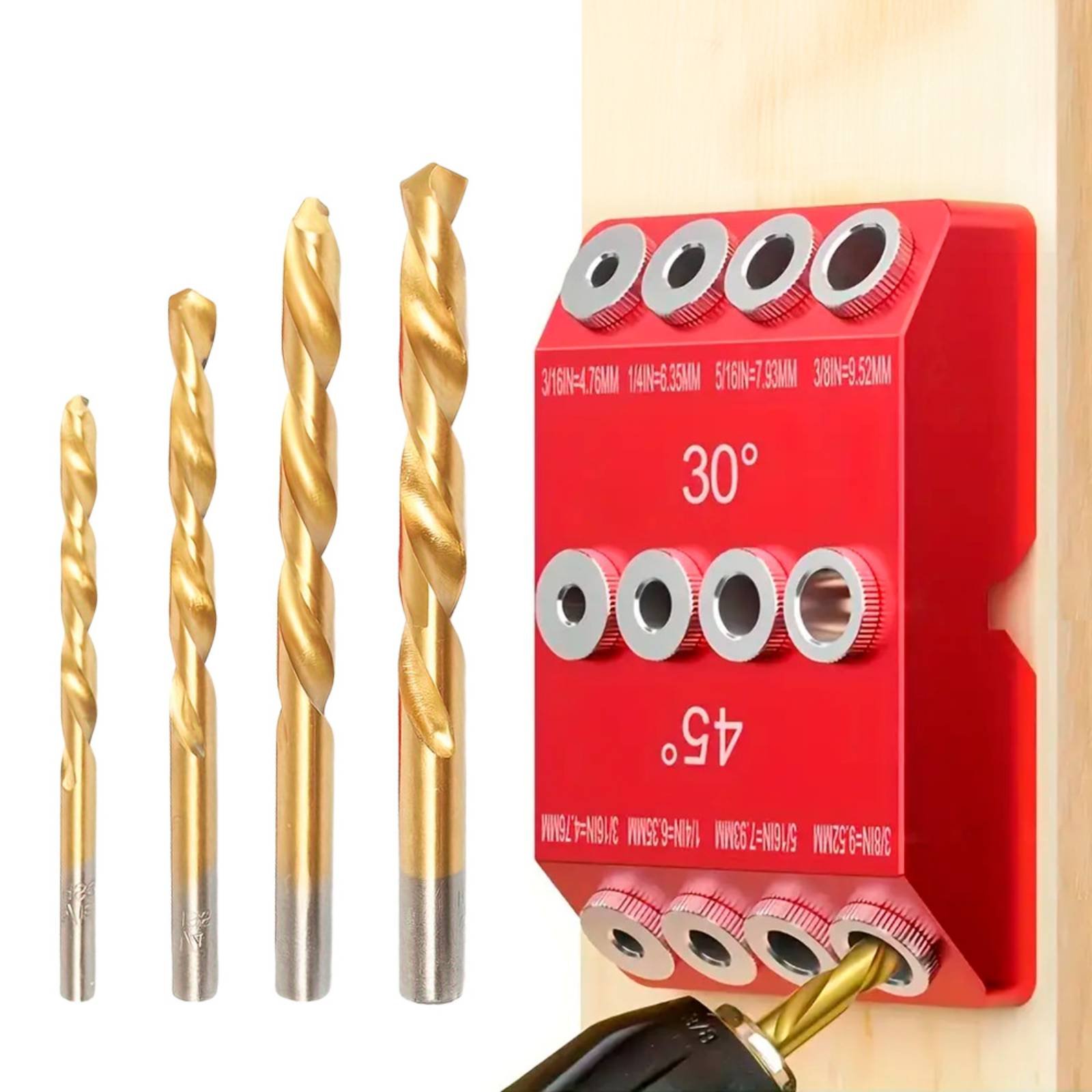 30 45 Degree Drill Guide Alumi – Woodworking Jig Bewertung und Preis