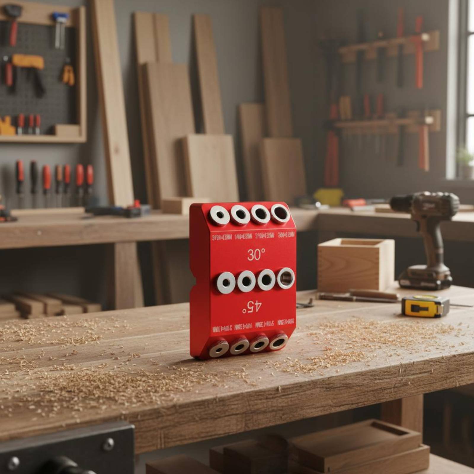 30 45 Degree Drill Guide Alumi – Woodworking Jig Bewertung und Preis