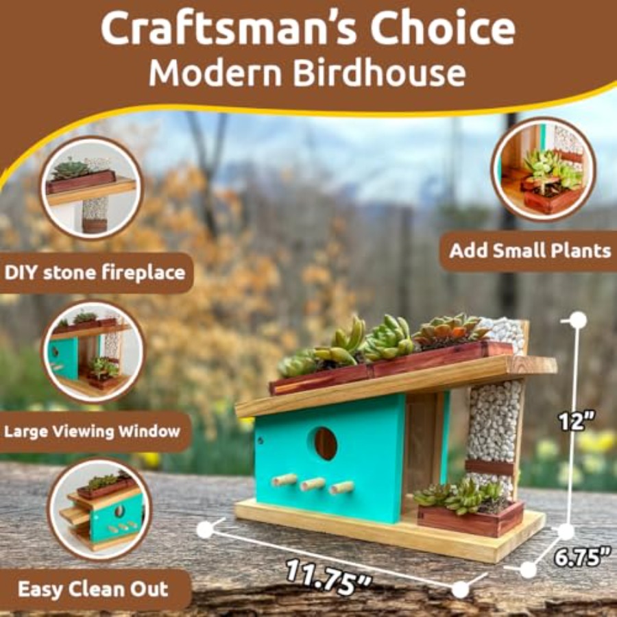 Modern Birdhouse Woodworking K – Woodworking Kits For Adults Bewertung und Preis