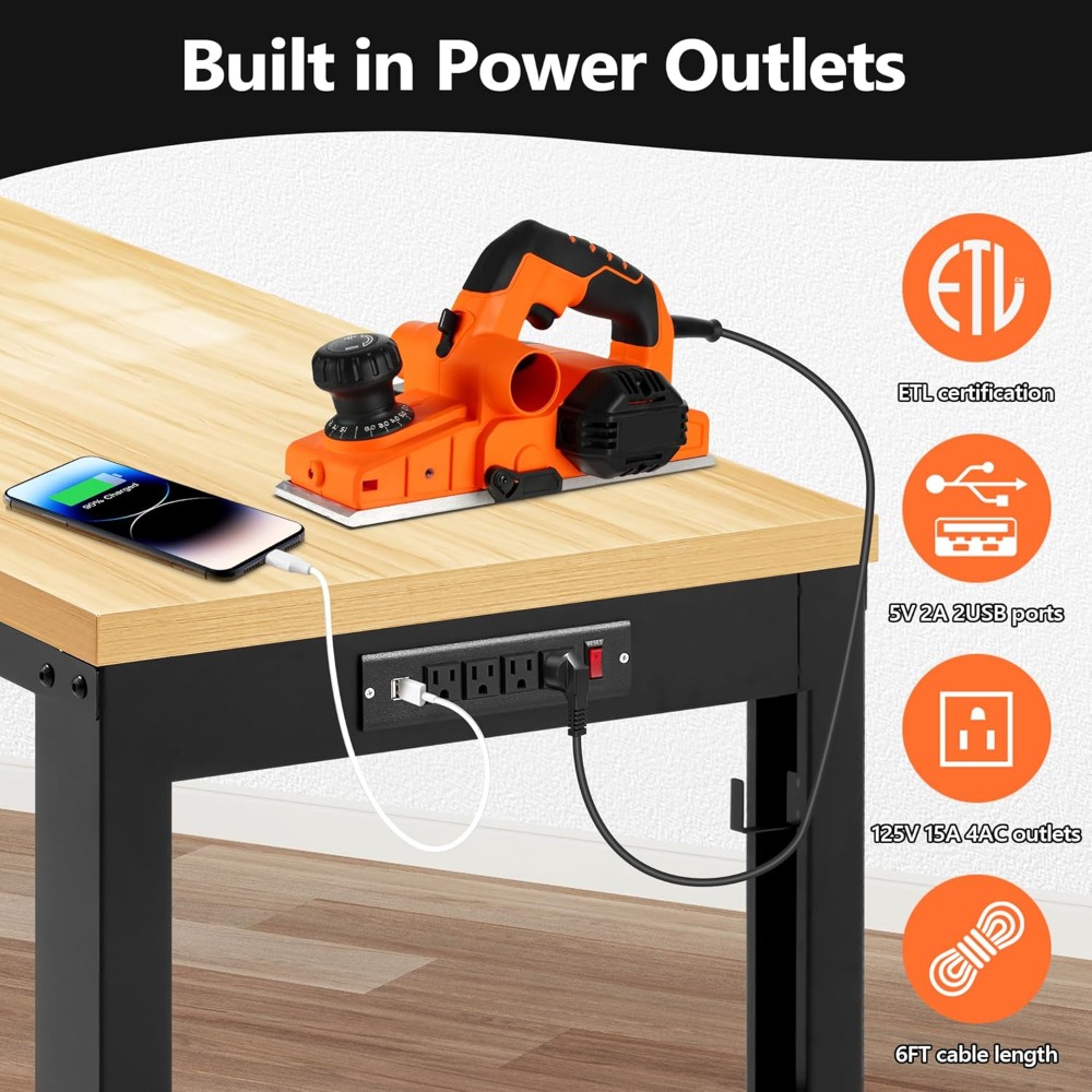 Adjustable Workbench, Heavy Du – Woodworking Workbench Bewertung und Preis