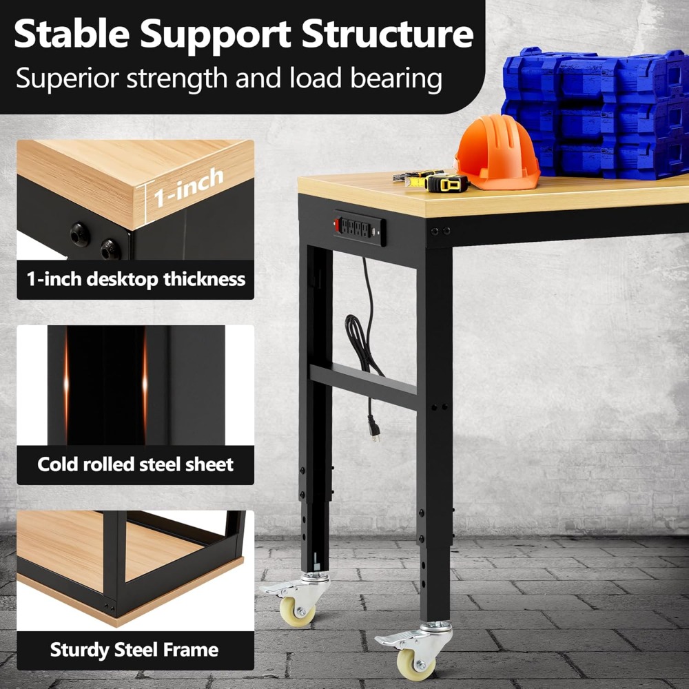 Adjustable Workbench, Heavy Du – Woodworking Workbench Bewertung und Preis