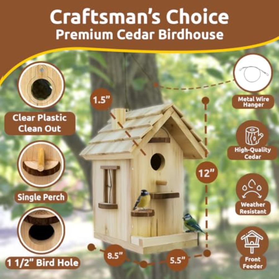Premium Wooden Bird House Kit  – Woodworking Kits For Adults Bewertung und Preis