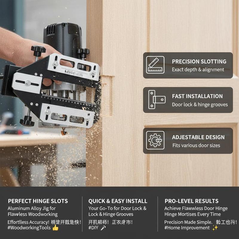 Aluminum Alloy Mortise Templat – Woodworking Tools Bewertung und Preis