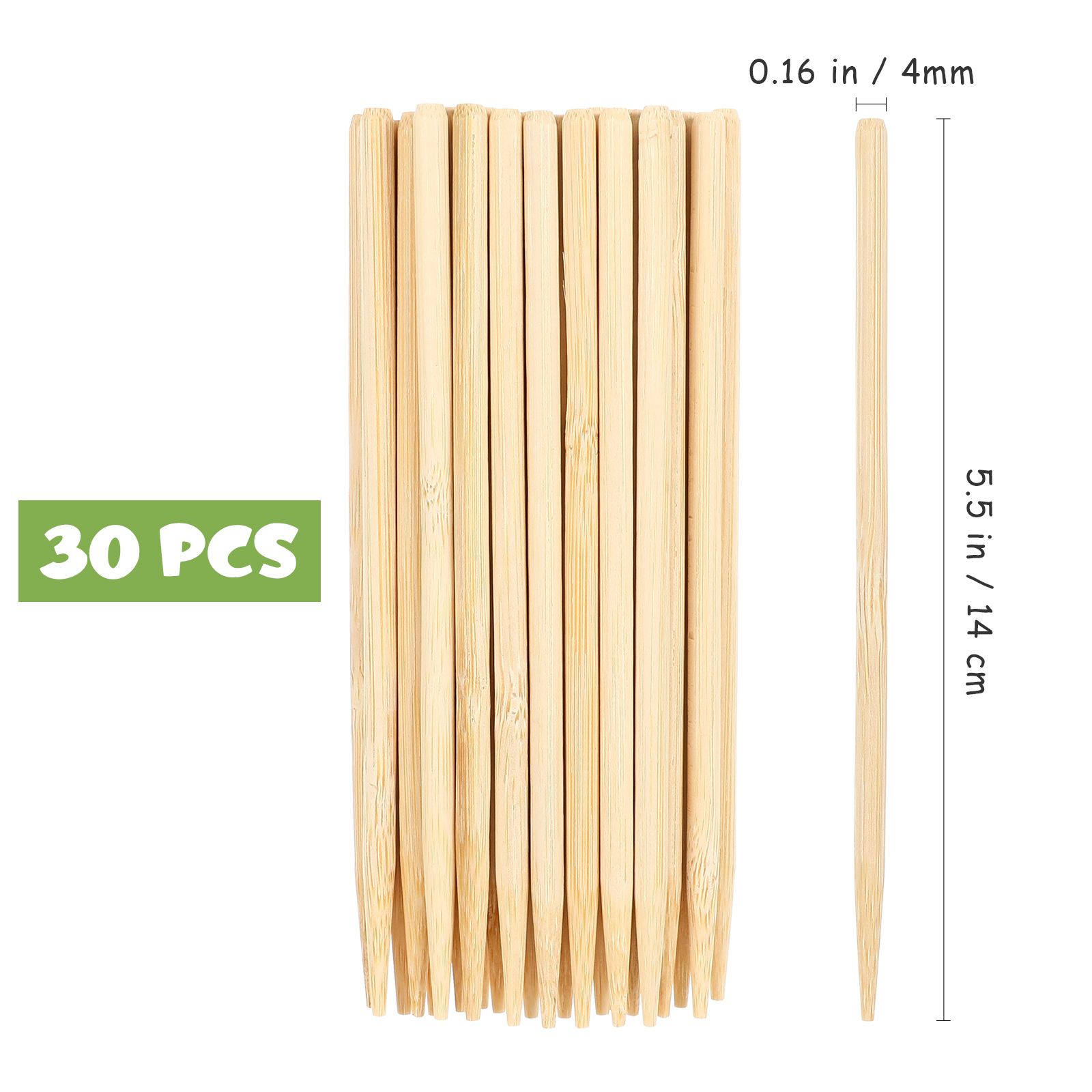 30pcs Scratch Bamboo Pens Wax  – Woodworking For Kids Bewertung und Preis