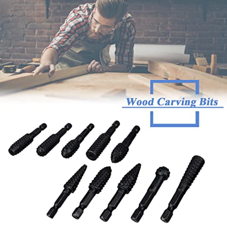 10 Pieces Rotary Burr Rasp Set – Woodworking Drills Bewertung und Preis