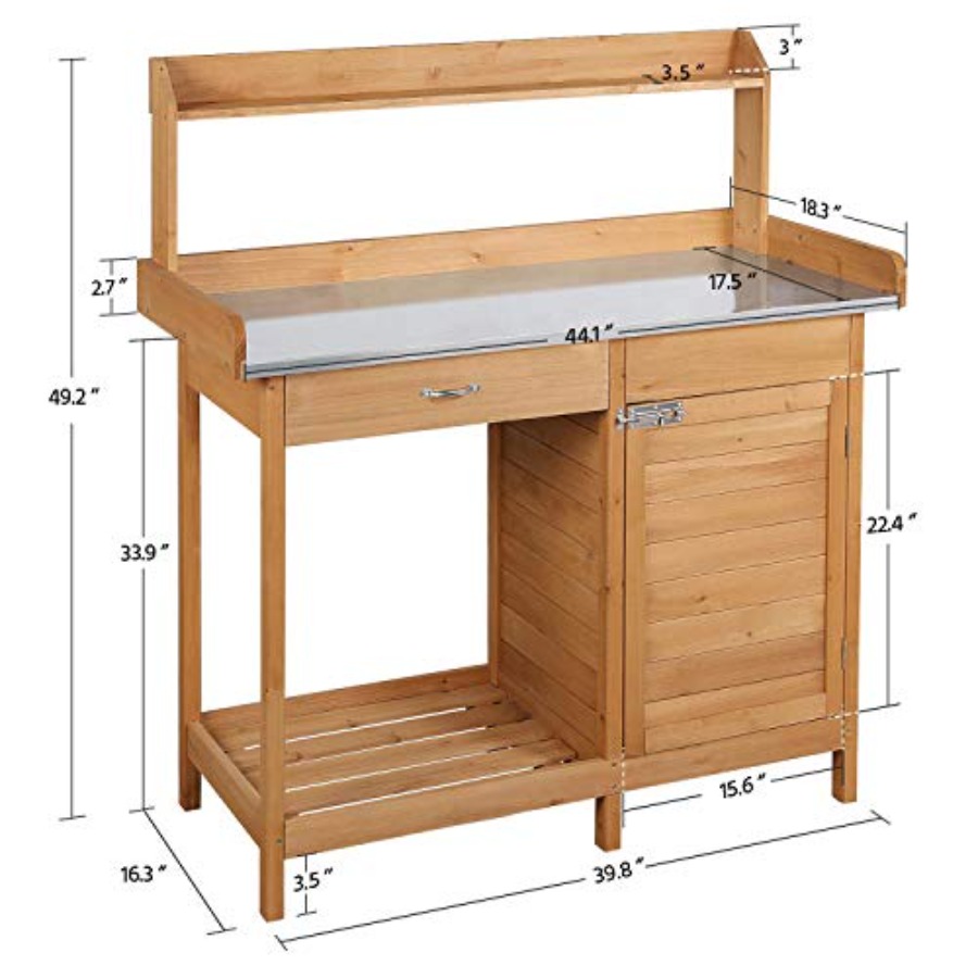 Outdoor potting bench table wo – Woodworking Workbench Bewertung und Preis