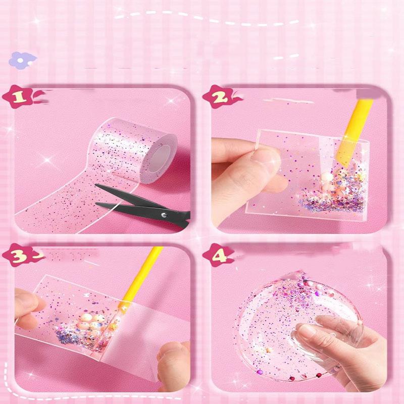 1 Set Glitter Nano Tape Bubble – Woodworking Kits For Adults Bewertung und Preis