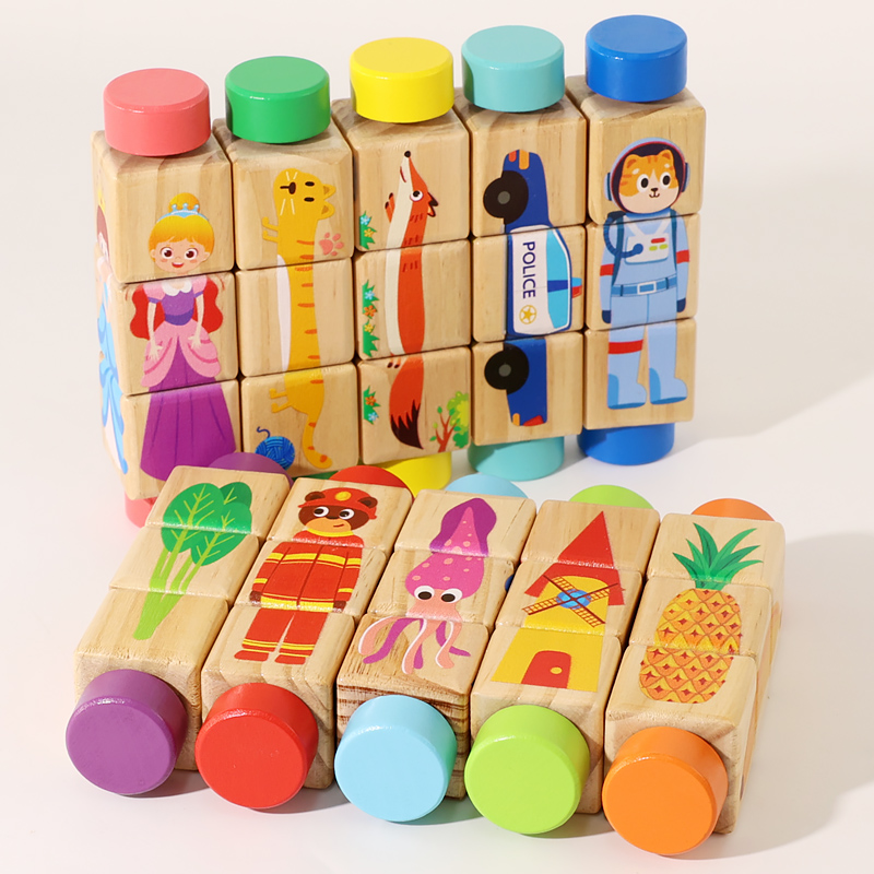 1pcs Baby Wooden Rotating Anim – Woodworking For Kids Bewertung und Preis