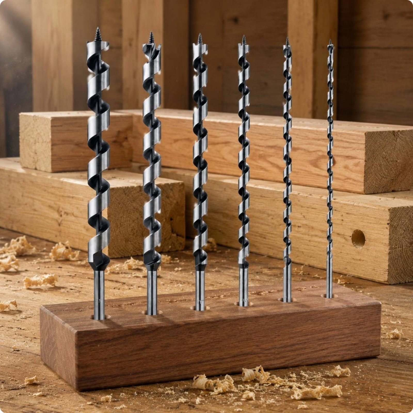 6 Pieces Long Auger Bit Set Sp – Woodworking Drills Bewertung und Preis
