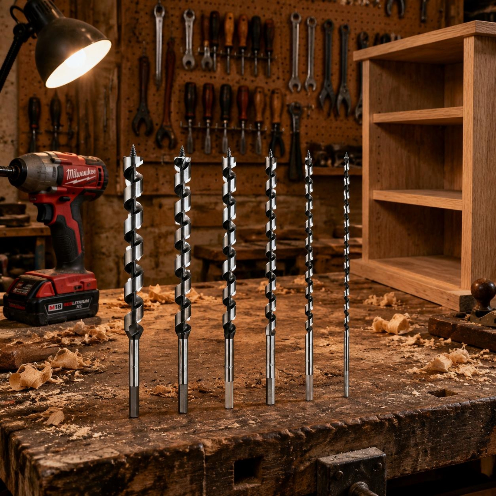 6 Pieces Long Auger Bit Set Sp – Woodworking Drills Bewertung und Preis