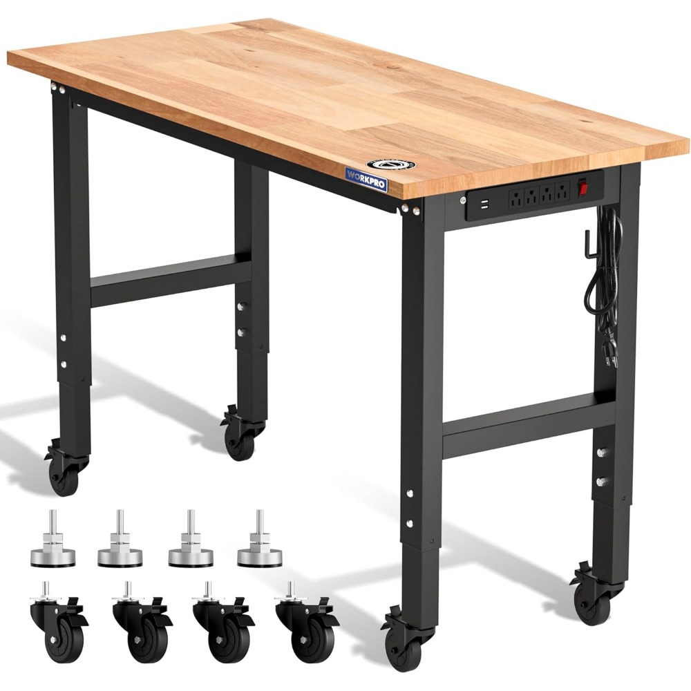 Garage Workbench, 48X22 Adjust – Woodworking Workbench Bewertung und Preis