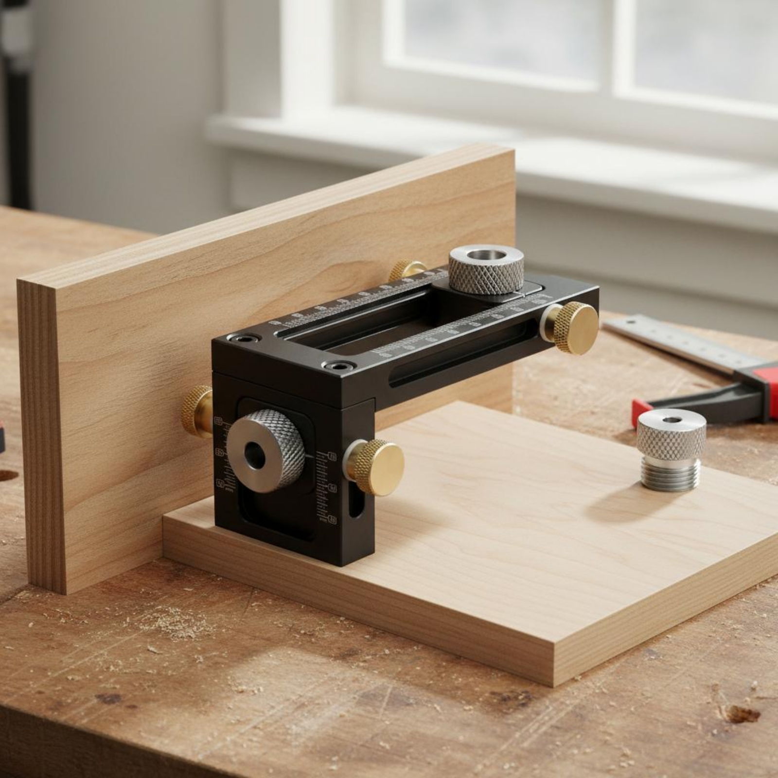 Adjustable Drilling Guide Meas – Woodworking Jig Bewertung und Preis