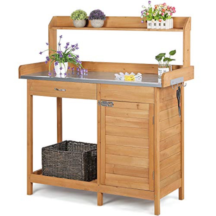 Outdoor potting bench table wo – Woodworking Workbench Bewertung und Preis