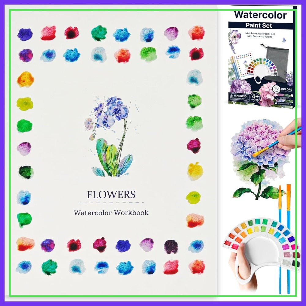Watercolor Workbook: 13-Page 3 – Woodworking Kits For Adults Bewertung und Preis
