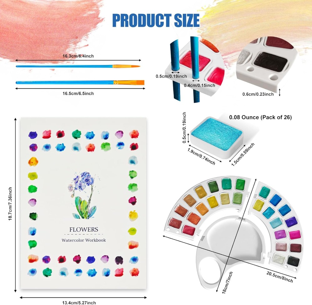 Watercolor Workbook: 13-Page 3 – Woodworking Kits For Adults Bewertung und Preis
