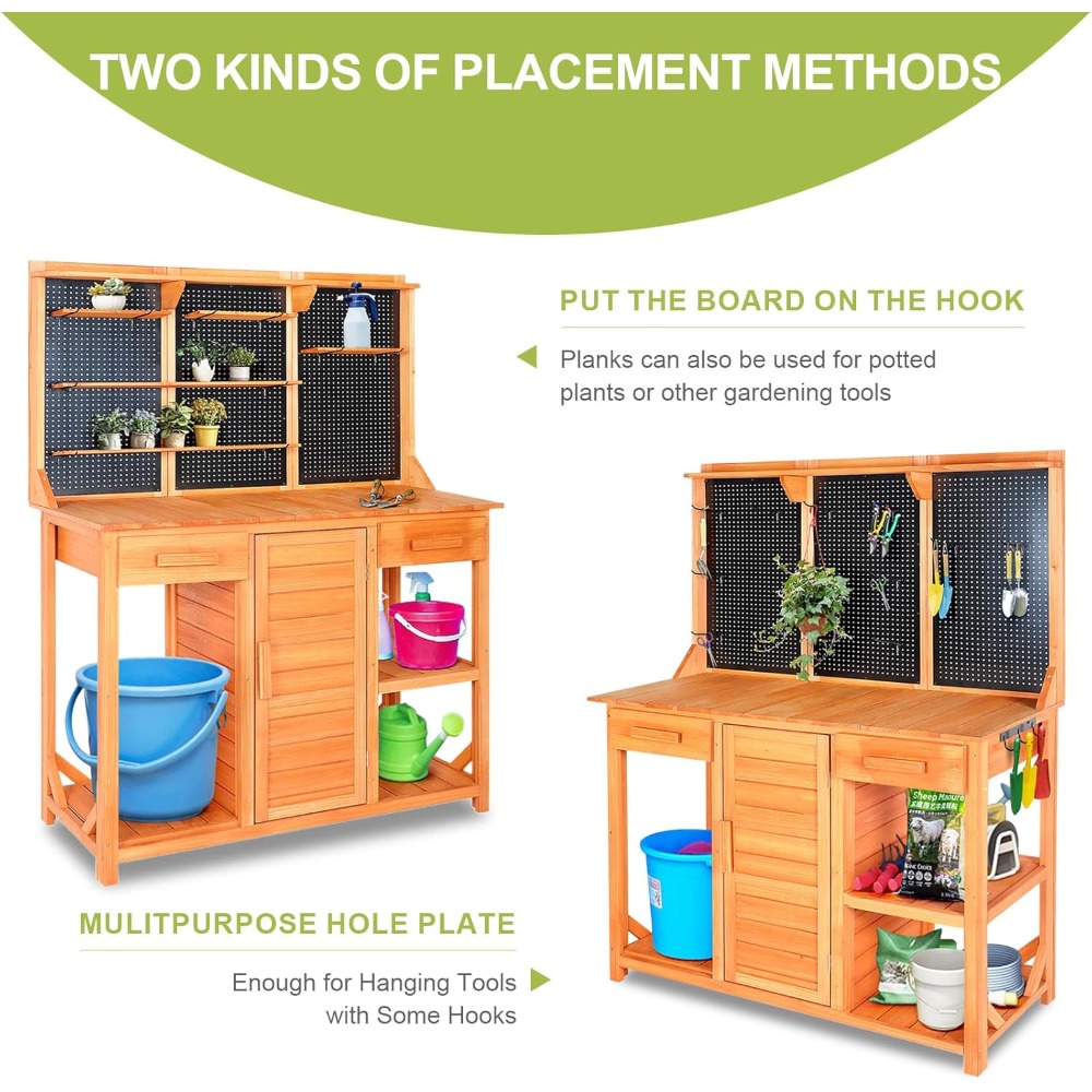 Outdoor Potting Bench,Wooden P – Woodworking Workbench Bewertung und Preis