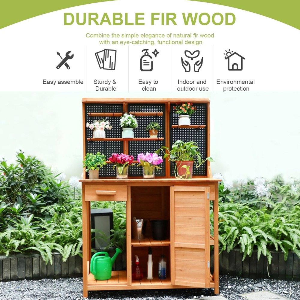 Outdoor Potting Bench,Wooden P – Woodworking Workbench Bewertung und Preis
