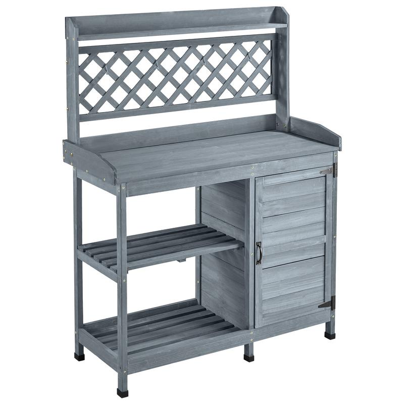 Potting Bench Table, Outdoor G – Woodworking Workbench Bewertung und Preis