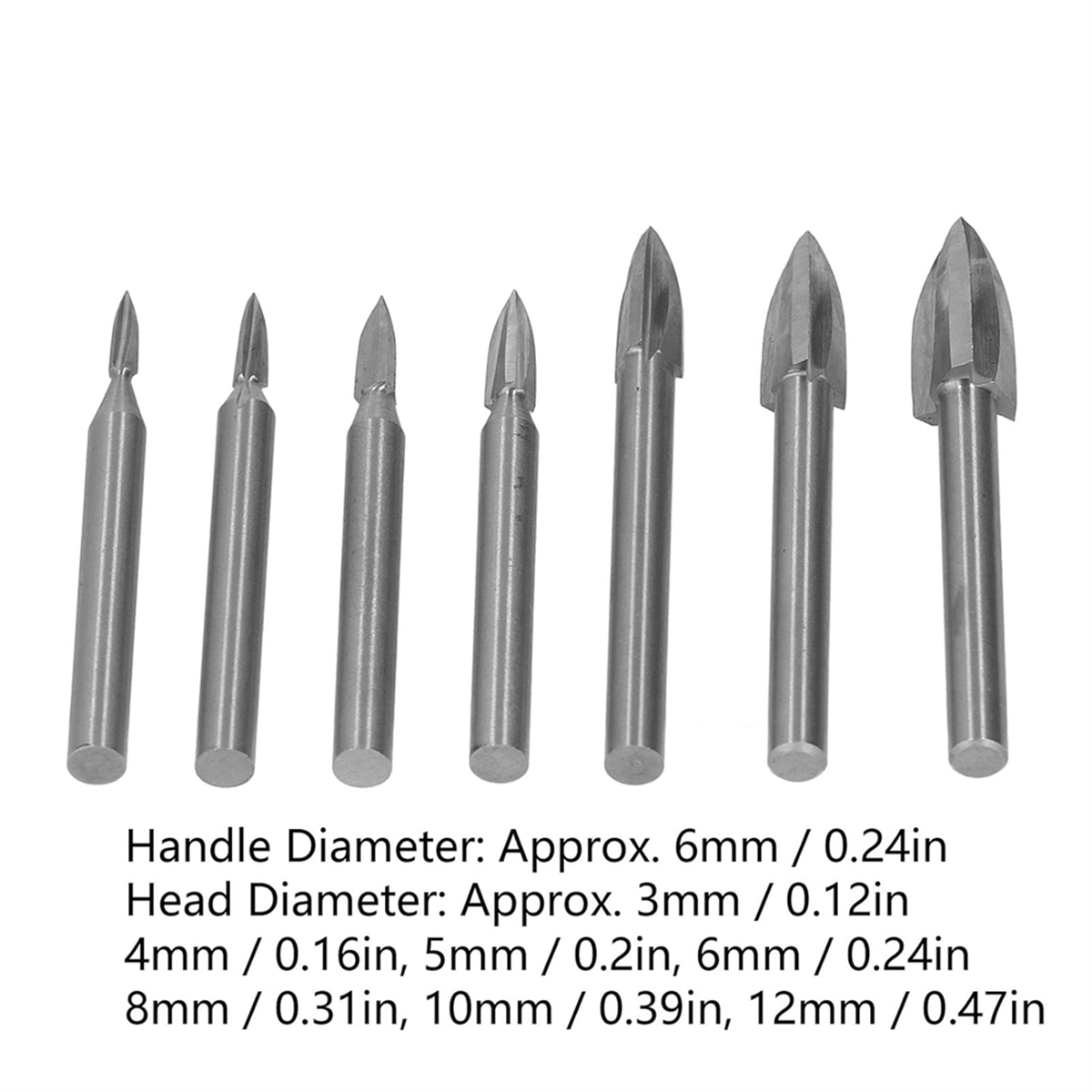 ABNJ 7Pcs Engraving Drill Bit  – Woodworking Drills Bewertung und Preis