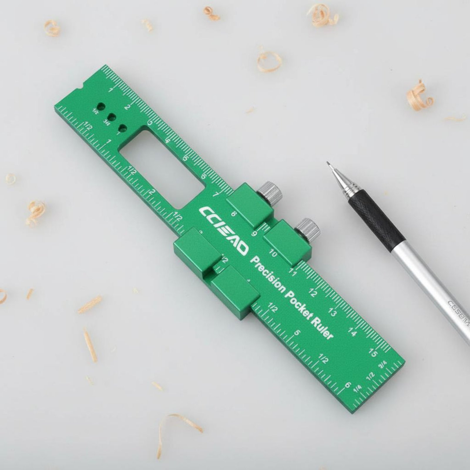 Aluminum Angle Ruler Clear Sca – Marking Gauge Tool Bewertung und Preis