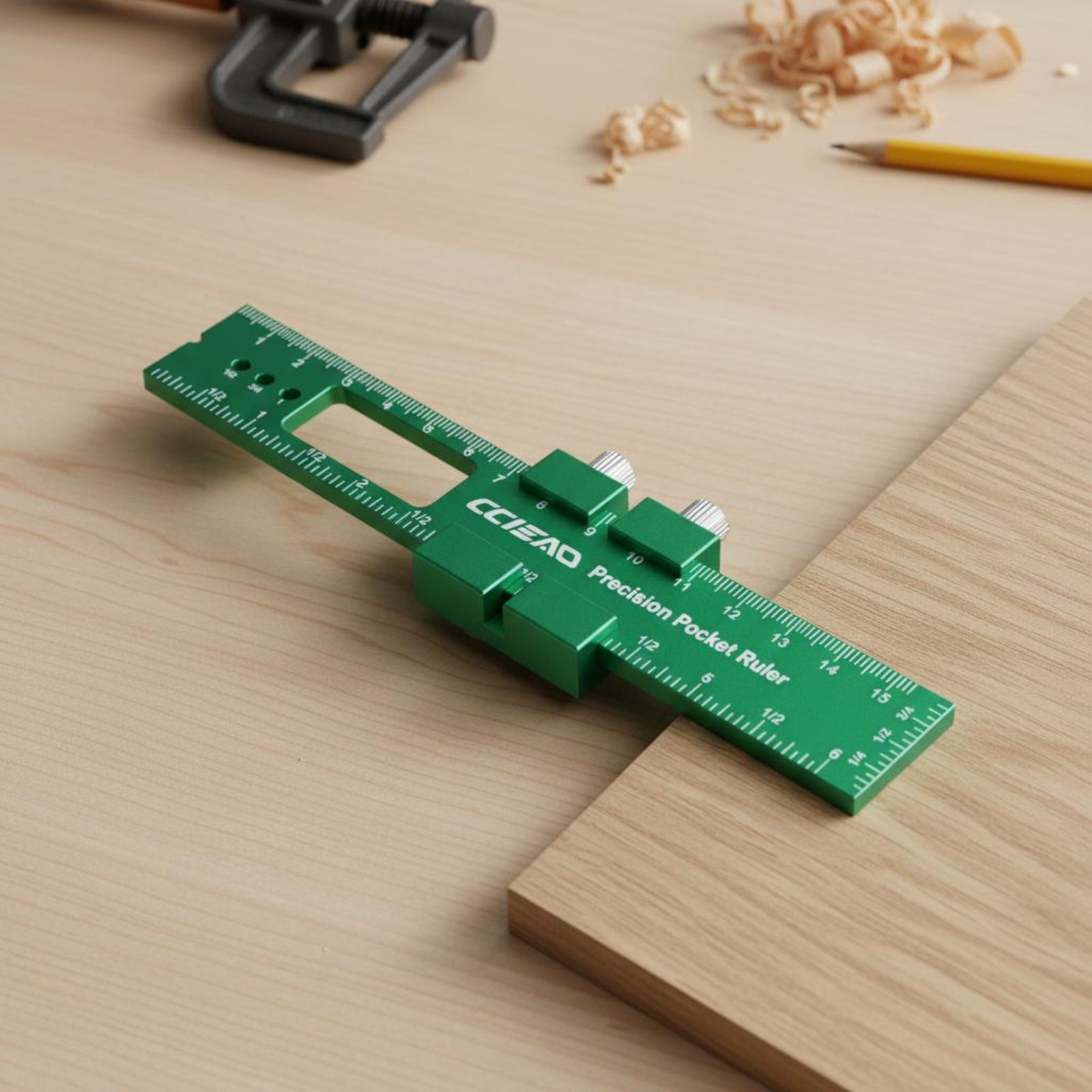 Aluminum Angle Ruler Clear Sca – Marking Gauge Tool Bewertung und Preis