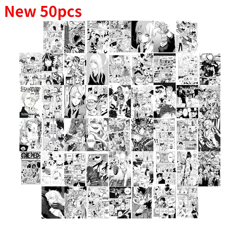 50Pcs Anime Manga Panels Poste – Cabinet Scraper Set Bewertung und Preis