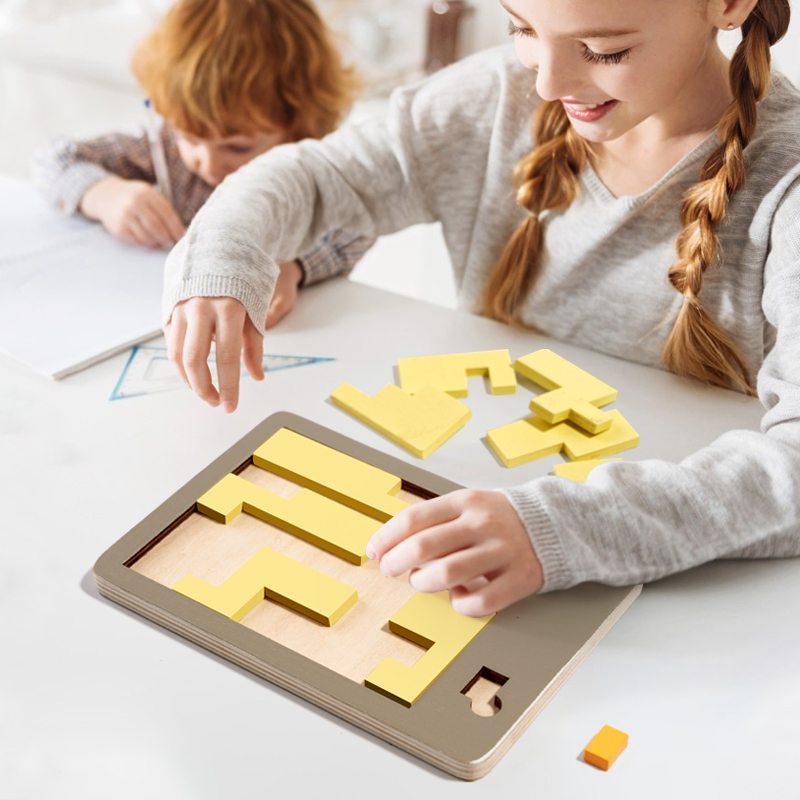 Wooden Geometric Puzzles Chall – Woodworking Jigsaw Bewertung und Preis