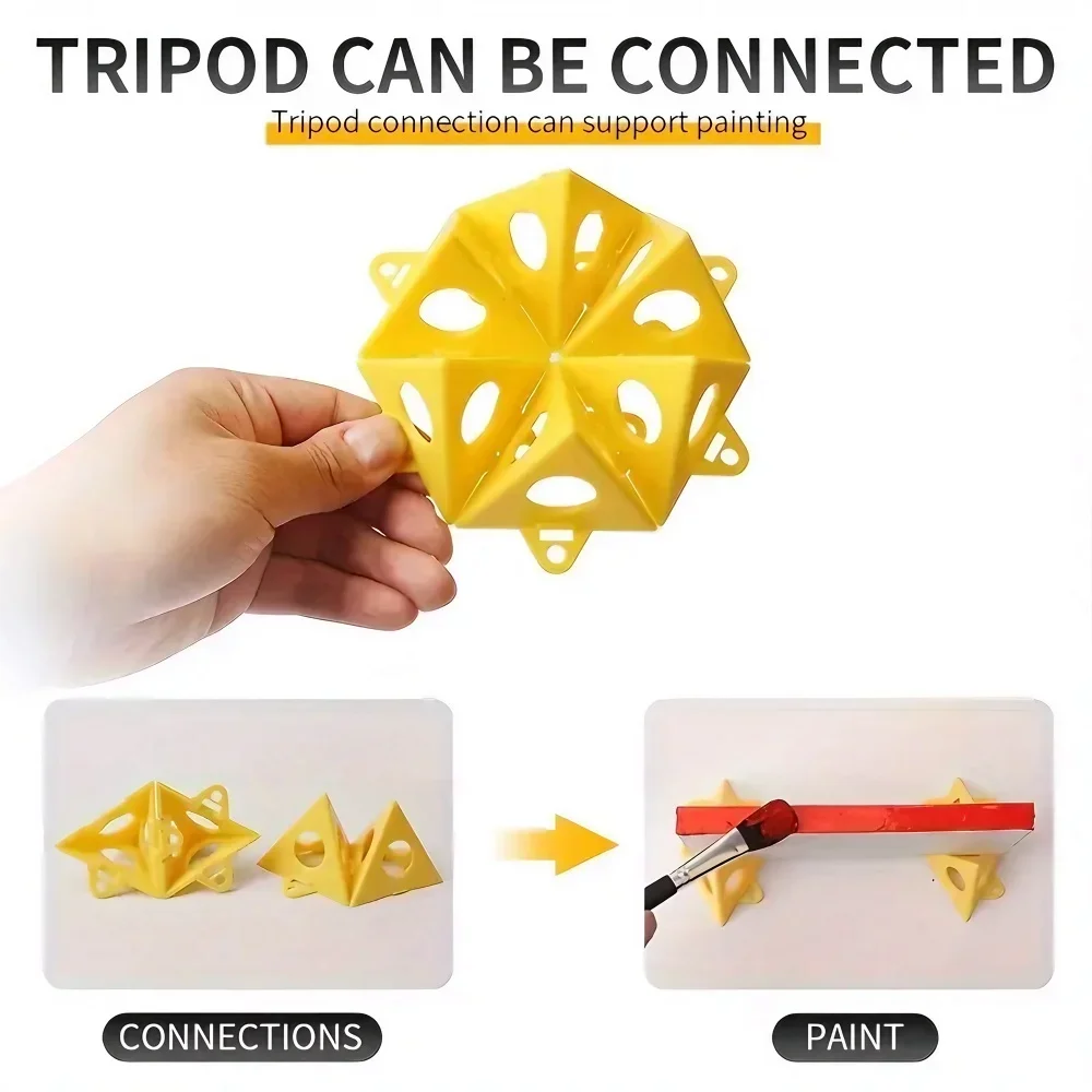 10PCS Triangle Spray Painting  – Woodworking Projects Art Bewertung und Preis