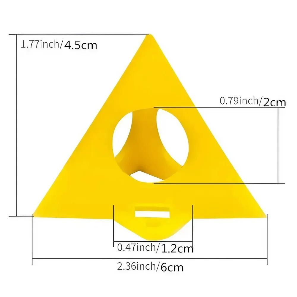 10PCS Triangle Spray Painting  – Woodworking Projects Art Bewertung und Preis