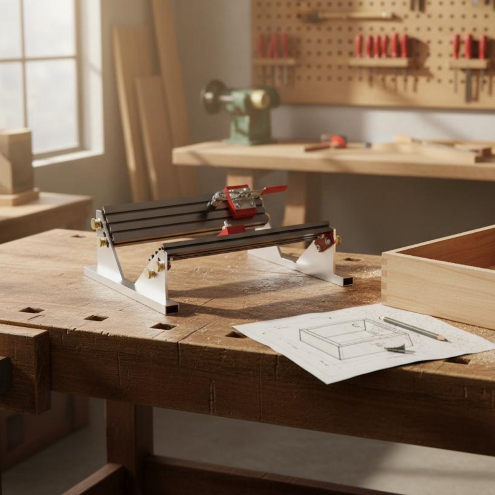 Drawer Positioner Jig Adjustab – Woodworking Jig Bewertung und Preis