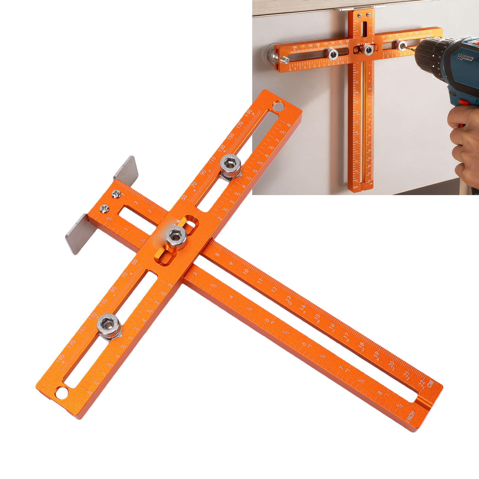 Cabinet Handle Drill Guide Met – Woodworking Jig Bewertung und Preis