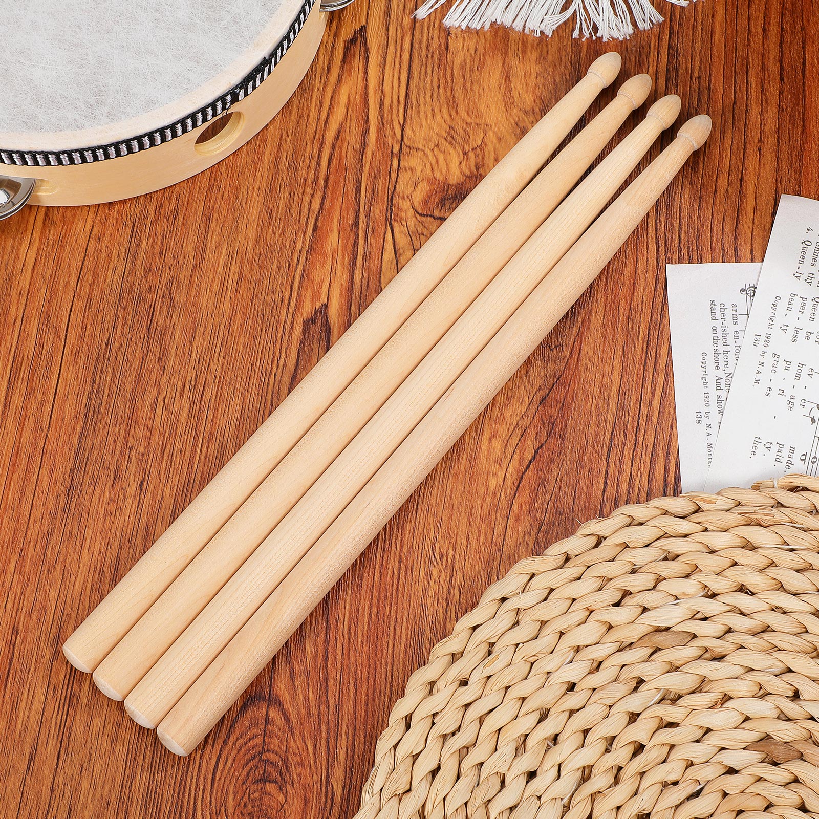 4pcs Children Drum Sticks Mapl – Woodworking For Kids Bewertung und Preis