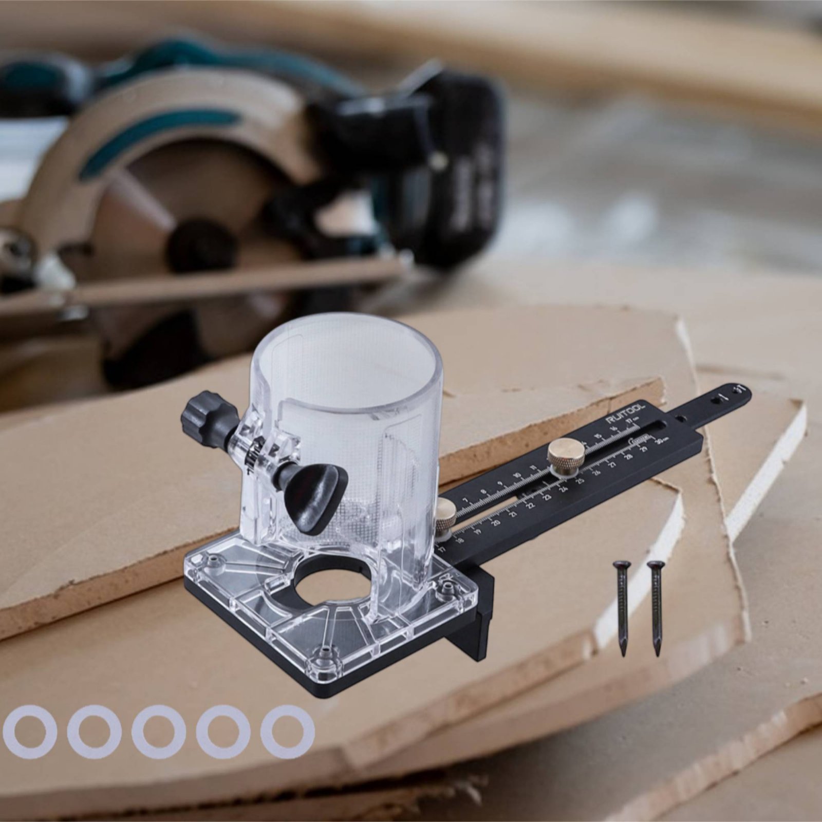 Router Circle Cutting Jig Mult – Woodworking Carpenter Bewertung und Preis