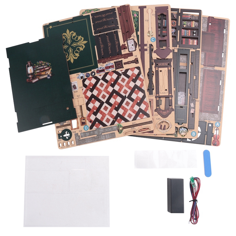 DIY Book Nook Owl Bookstore Ki – Woodworking Kits For Adults Bewertung und Preis