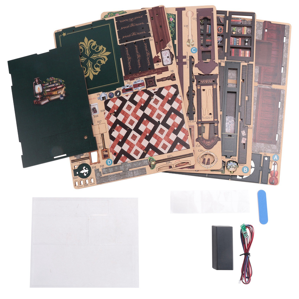 DIY Book Nook Owl Bookstore Ki – Woodworking Kits For Adults Bewertung und Preis