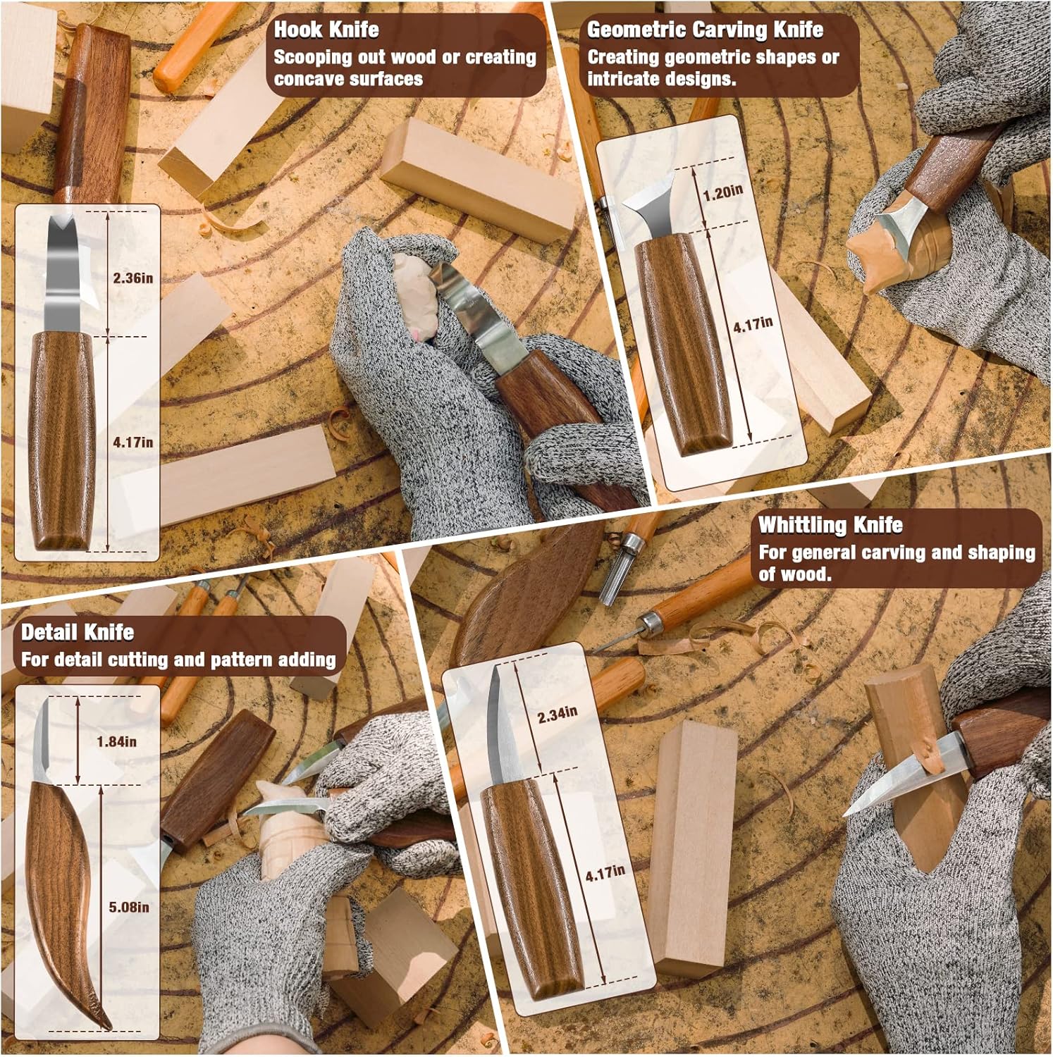 Wood Carving Kit, 23pcs Wood C – Woodworking Kits For Adults Bewertung und Preis