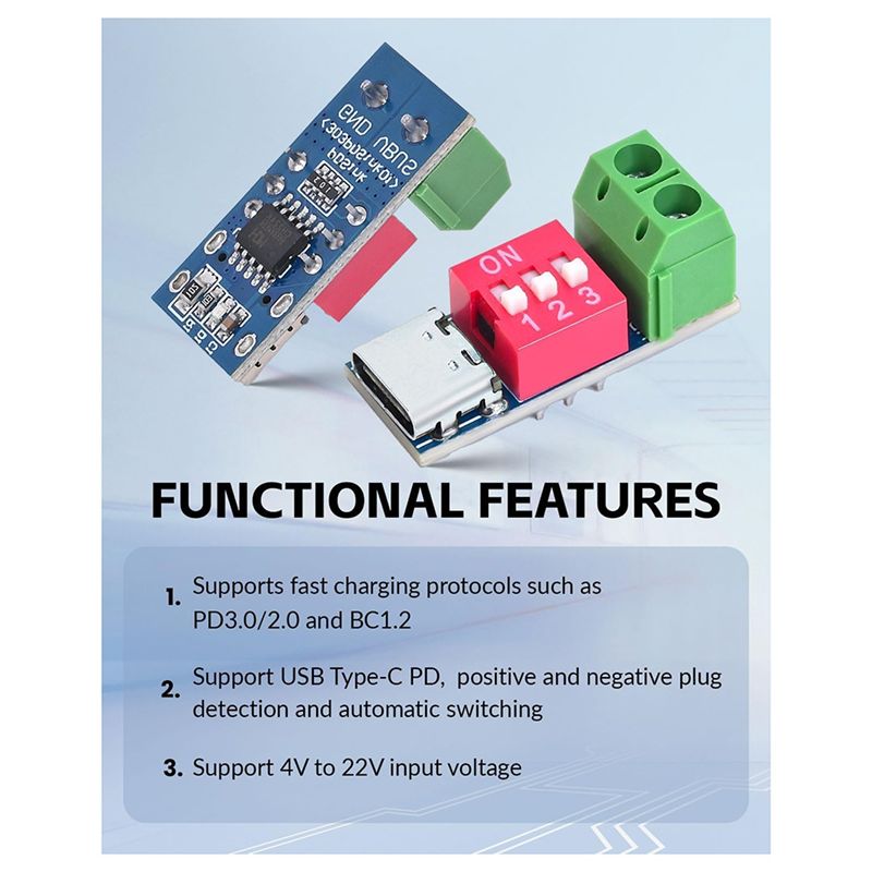 A84X-USB-C PD Trigger Board Mo – Woodworking Qc Bewertung und Preis